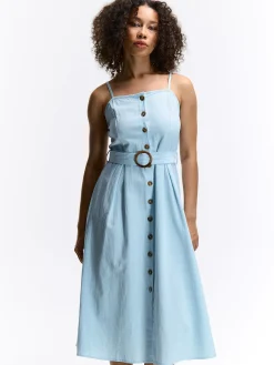 GATE Sukienka bawełniana na ramiączkach| Kategorie·Sukienki