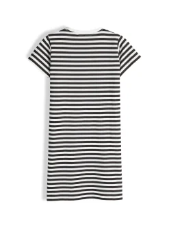 GATE Sukienka bawełniana w paski z serduszkiem|Dzieci Dziewczynki·Sukienki