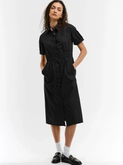 GATE Sukienka bawełniana z elastyczną talią| Kategorie·Sukienki