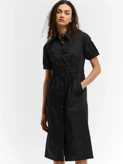 GATE Sukienka bawełniana z elastyczną talią| Kategorie·Sukienki