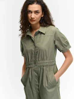 GATE Sukienka bawełniana z elastyczną talią| Kategorie·Sukienki