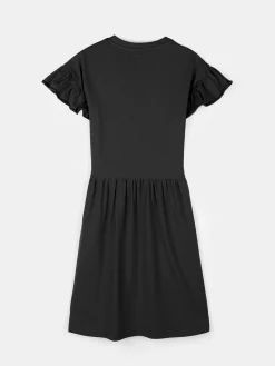 GATE Sukienka bawełniana z falbanką|Dzieci Dziewczynki·Sukienki