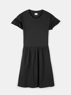 GATE Sukienka bawełniana z falbanką|Dzieci Dziewczynki·Sukienki