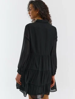 GATE Sukienka damska z falbankami| Kategorie·Sukienki