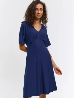 GATE Sukienka damska z krótkim rękawem| Kategorie·Sukienki