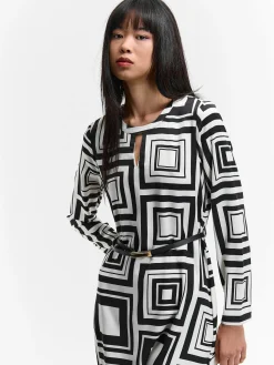 GATE Sukienka damska z nadrukiem| Kategorie·Sukienki