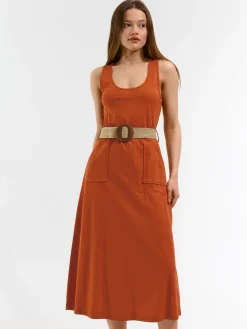 GATE Sukienka damska z paskiem| Kategorie·Sukienki