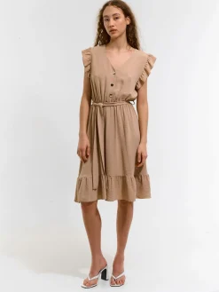 GATE Sukienka damska z paskiem| Kategorie·Sukienki