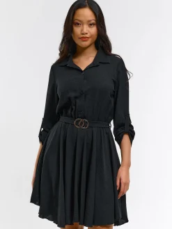 GATE Sukienka damska z paskiem| Kategorie·Sukienki