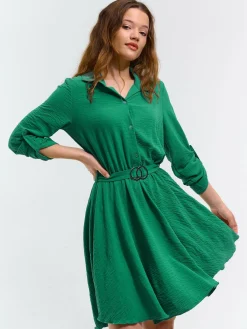 GATE Sukienka damska z paskiem| Kategorie·Sukienki