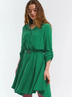 GATE Sukienka damska z paskiem| Kategorie·Sukienki