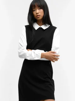 GATE Sukienka damska z rękawami koszulowymi| Kategorie·Sukienki