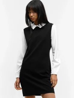 GATE Sukienka damska z rękawami koszulowymi| Kategorie·Sukienki