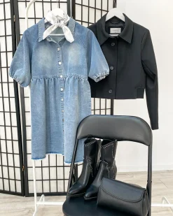 GATE Sukienka damska zapinana na guziki| Kategorie·Sukienki