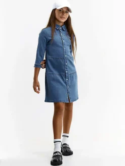 GATE Sukienka jeansowa|Dzieci Dziewczynki·Sukienki