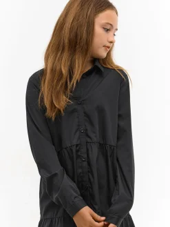 GATE Sukienka koszulowa z długim rękawem|Dzieci Dziewczynki·Sukienki