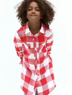 GATE Sukienka koszulowa z długim rękawem|Dzieci Dziewczynki·Sukienki