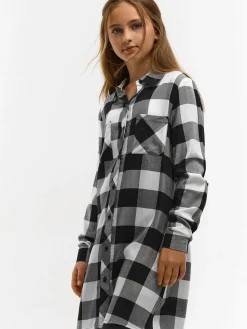 GATE Sukienka koszulowa z długim rękawem|Dzieci Dziewczynki·Sukienki