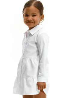 GATE Sukienka koszulowa z długim rękawem|Dzieci Dziewczynki·Sukienki