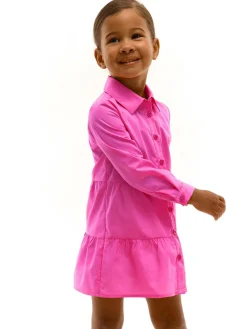 GATE Sukienka koszulowa z długim rękawem|Dzieci Dziewczynki·Sukienki