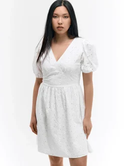 GATE Sukienka Madeira z bufiastymi rękawami| Kategorie·Sukienki