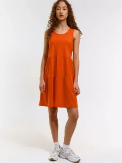 GATE Sukienka mini bez rękawów, marszczona| Kategorie·Sukienki