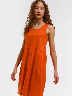 GATE Sukienka mini bez rękawów, marszczona| Kategorie·Sukienki