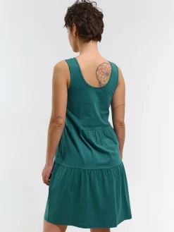 GATE Sukienka mini bez rękawów, marszczona| Kategorie·Sukienki