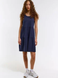 GATE Sukienka mini bez rękawów, marszczona| Kategorie·Sukienki