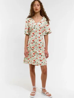 GATE Sukienka mini w kwiaty| Kategorie·Sukienki