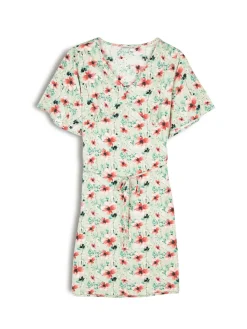 GATE Sukienka mini w kwiaty| Kategorie·Sukienki