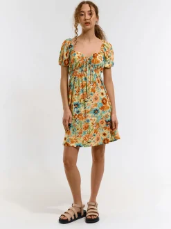 GATE Sukienka mini w kwiaty| Kategorie·Sukienki