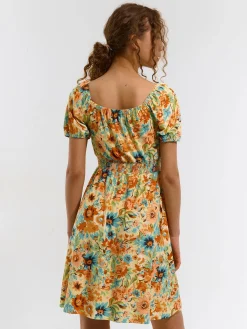 GATE Sukienka mini w kwiaty| Kategorie·Sukienki