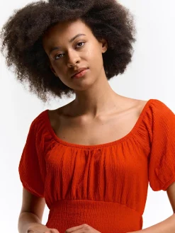 GATE Sukienka mini z okrągłym dekoltem| Kategorie·Sukienki