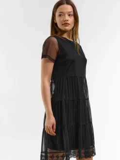 GATE Sukienka mini z siateczki| Kategorie·Sukienki