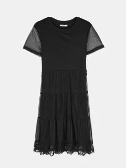 GATE Sukienka mini z siateczki| Kategorie·Sukienki