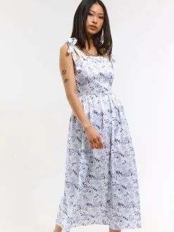 GATE Sukienka na ramiączkach z nadrukiem kwiatowym| Kategorie·Sukienki