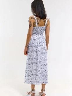 GATE Sukienka na ramiączkach z nadrukiem kwiatowym| Kategorie·Sukienki