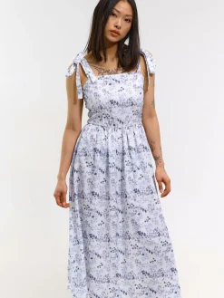 GATE Sukienka na ramiączkach z nadrukiem kwiatowym| Kategorie·Sukienki