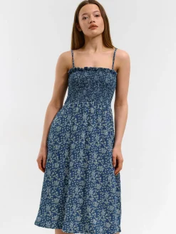 GATE Sukienka w kwiaty na ramiączkach| Kategorie·Sukienki