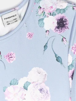 GATE Sukienka w kwiaty wykonana z miękkiej dzianiny|Dzieci Dziewczynki·Sukienki