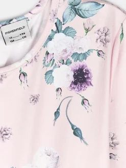 GATE Sukienka w kwiaty wykonana z miękkiej dzianiny|Dzieci Dziewczynki·Sukienki