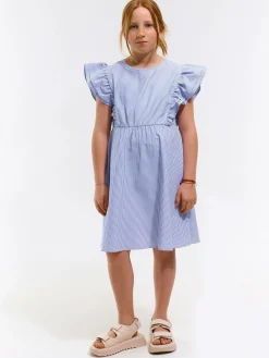 GATE Sukienka w paski z falbankami|Dzieci Dziewczynki·Sukienki