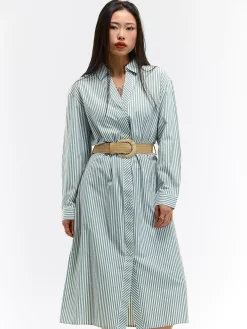 GATE Sukienka w paski z paskiem| Kategorie·Sukienki