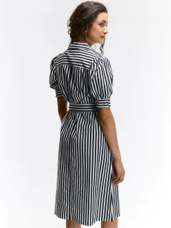 GATE Sukienka w paski z paskiem| Kategorie·Sukienki