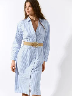 GATE Sukienka w paski z paskiem| Kategorie·Sukienki