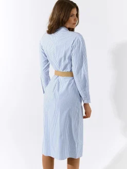 GATE Sukienka w paski z paskiem| Kategorie·Sukienki