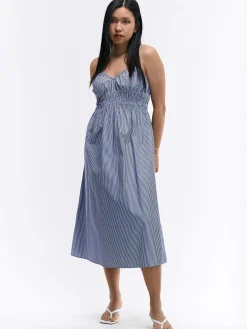 GATE Sukienka w prążki na ramiączkach| Kategorie·Sukienki|Maternity