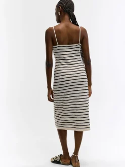 GATE Sukienka w prążki na ramiączkach| Kategorie·Sukienki