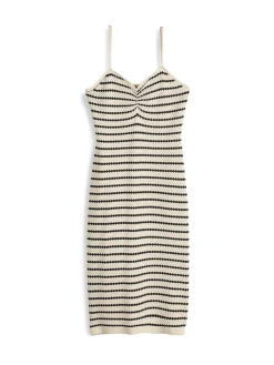 GATE Sukienka w prążki na ramiączkach| Kategorie·Sukienki